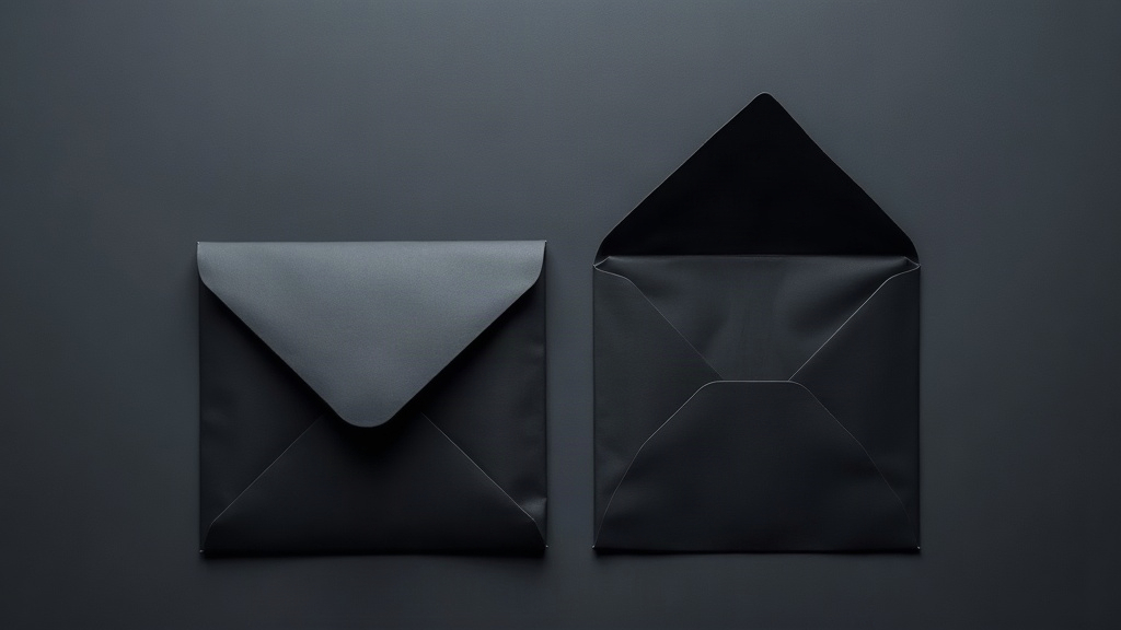 Two envelopes, comparing a self-serve setup against a done-for-you one