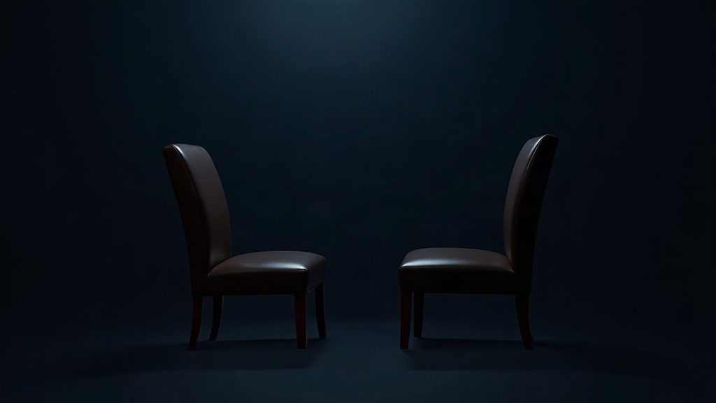 Two chairs at a table, representing the member and manager roles in an LLC