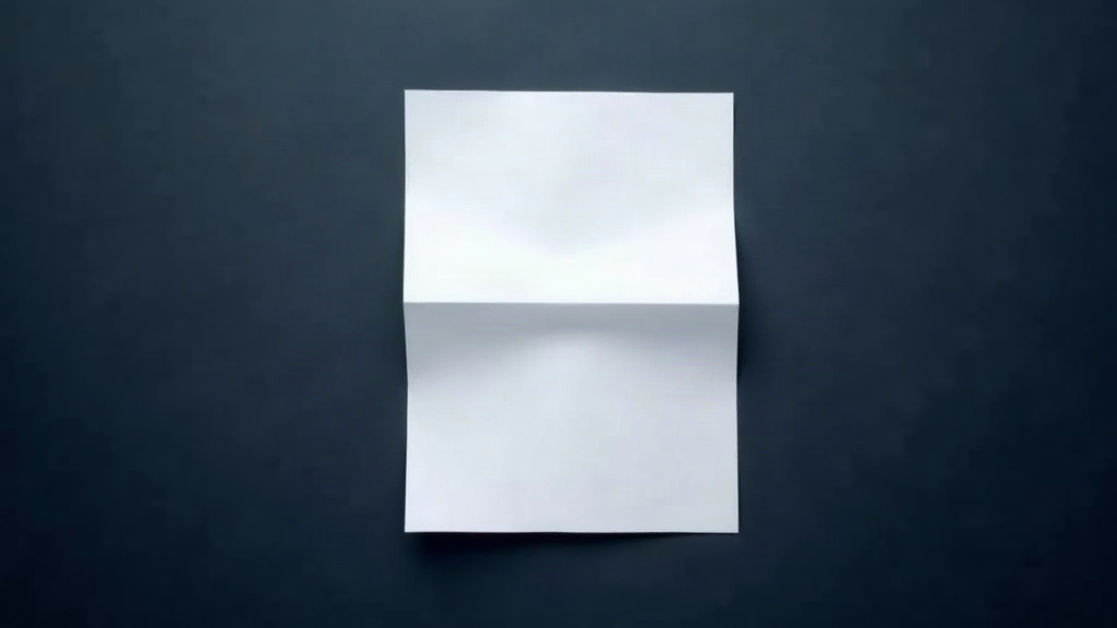 A creased sheet of paper, representing a rejected bank application
