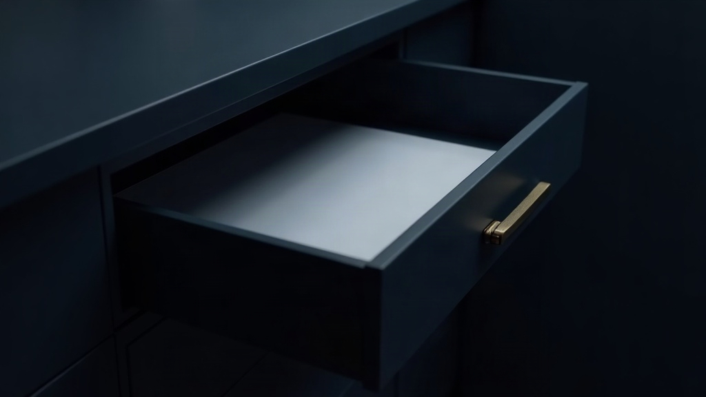 An almost empty drawer, representing a filing obligation that exists even at zero income