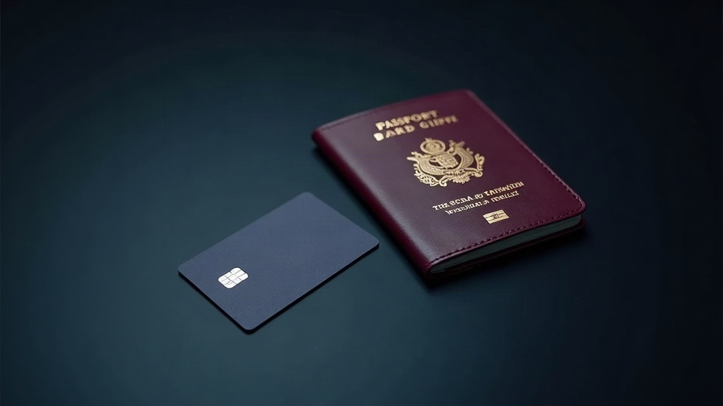 A passport and an unbranded card, the two things an ITIN application ties together