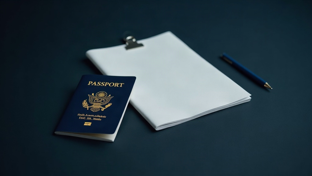 Un pasaporte y un formulario, el ITIN solicitado desde Perú