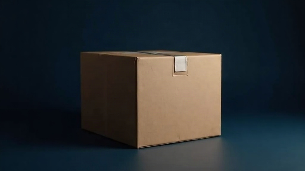 A shipping box, representing a US LLC used for ecommerce by a non-resident
