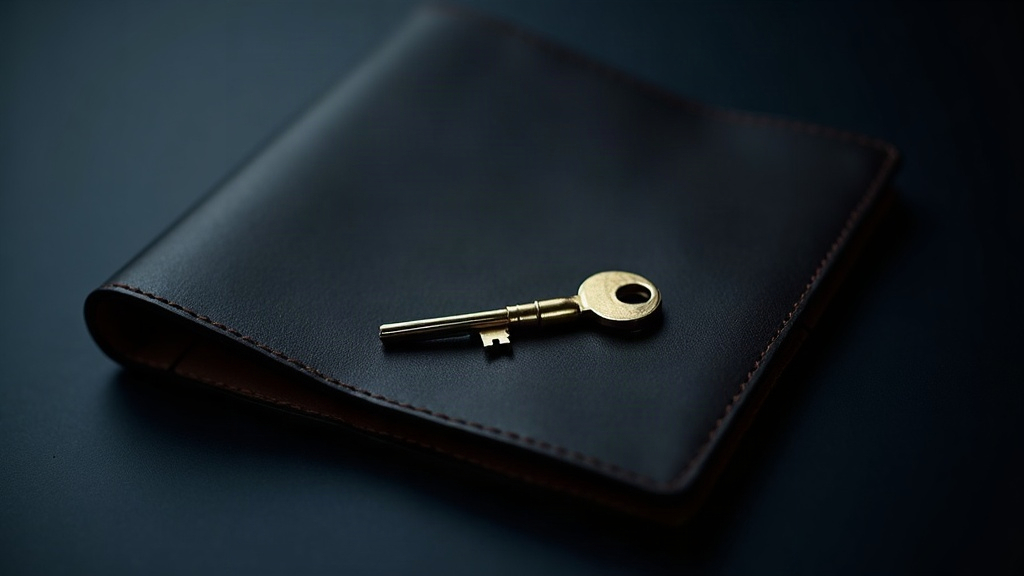 A key on a folder, representing access to a US company from Portugal
