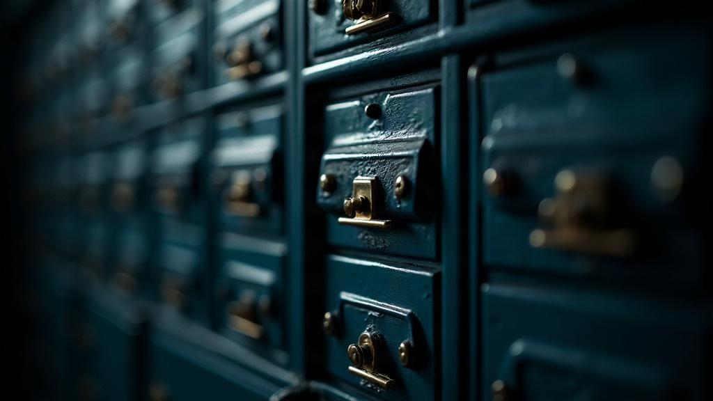 A wall of mailboxes, representing a virtual US address